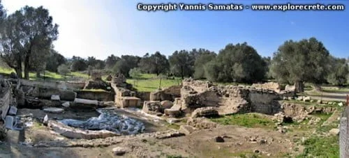 Gortys, the Roman baths