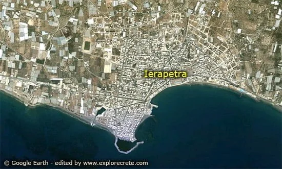 satelite map ierapetra