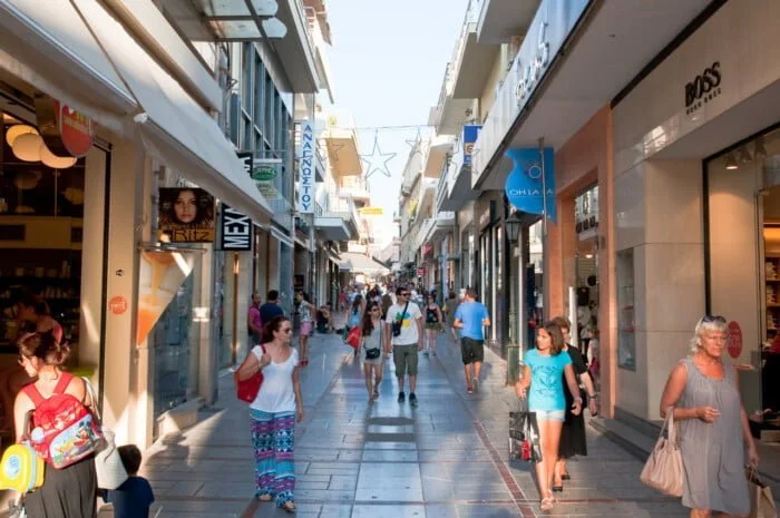 daidalou street in heraklion